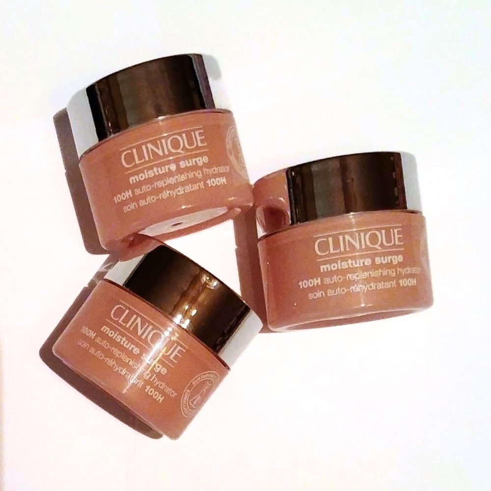 CLINIQUE Moisture Surge 100H Auto-Replenishing Hydrator 0.5oz each Bundle of 3 - Picture 1 of 2